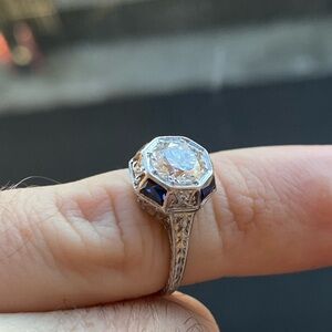 1920’s Diamond Wedding Ring - 1.15 Carat